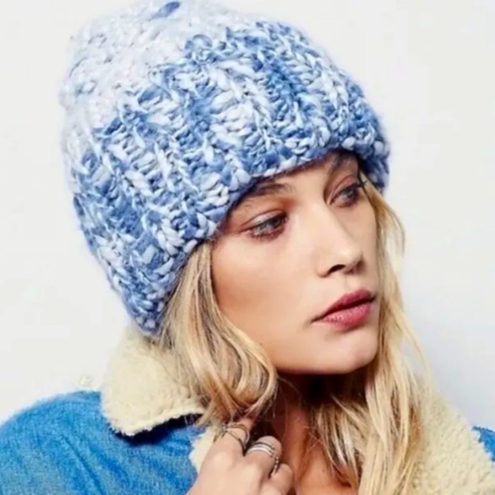 Free People Cuffed Crochet Hat